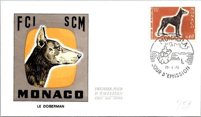 Monaco SC# 759 FDC 1970 The Doberman - A02703 - Image 1 of 2