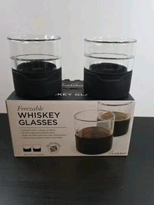 Rabbit Freezable Whiskey Glasses 8 Oz Set Of 2 - Picture 1 of 5