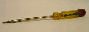 Vintage Dunlap Red Top Mini Pocket Flat Head Screwdriver - Picture 1 of 5