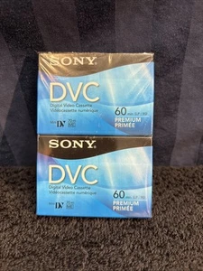 2 Stück VERSIEGELT Sony DVC Premium Digital Video Kassetten DVM60PRR A4 - Bild 1 von 4