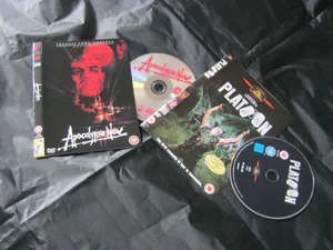 #314 Platoon (1986) DVD Apocalypse Now (1979) ☆ Charlie Martin Sheen - No Cases - Picture 1 of 4