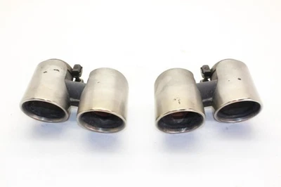 12-16 Porsche 911 Carrera 3.8L Pair of Rear Muffler Tips 99111136101 - Image 1 of 4