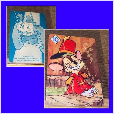 Walt Disney’s DUMBO Card Game Playing Card, 1939 VERY RARE EARLY DISNEY CARD!!! - Image 1 of 3