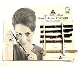 Jacoby-Bender Clip-o-Matic Watch Strap Bands Counter Easel Store Display Vintage - Picture 1 of 5