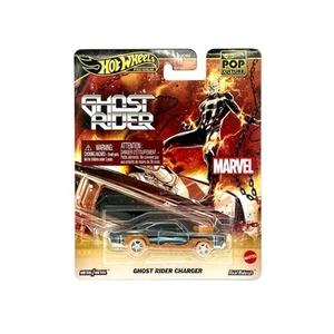 New 2025 Hot Wheels Premium Pop Culture Marvel Ghost Rider Charger 1:64 - Picture 1 of 7