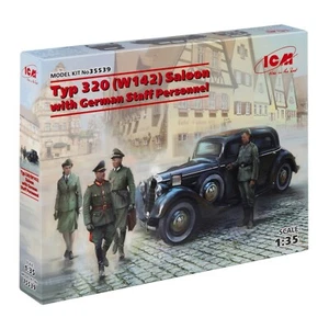 Kit modellino scala ICM 35539 1:35 Typ 320 (W142) berlina con personale tedesco - Foto 1 di 17