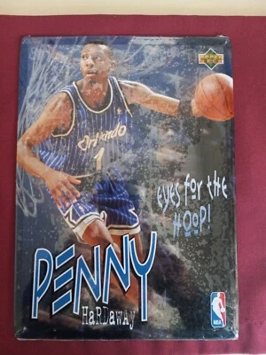 ANFERNEE “Penny” HARDAWAY “Eyes for the Hoop! Upper Deck Metal Picture Sign - Image 1 of 2