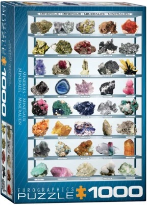 Minerals 1000 Piece Jigsaw Puzzle Eurographics New - Image 1 of 3