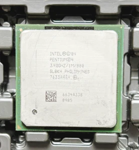 Intel Pentium 4 CPU SL8K4 3,4 GHz 1M 800 absolut hoher Sammelwert. Testen - Bild 1 von 3