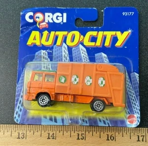 Mattel Corgi Auto City 93177 Garbage Truck In Original Packaging - Picture 1 of 2