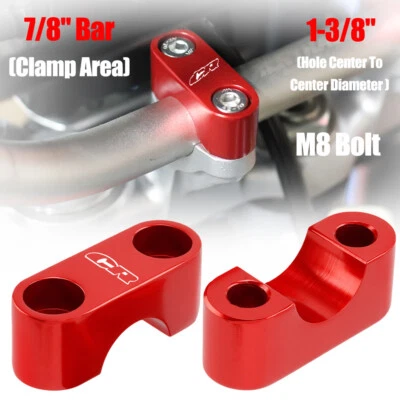 CNC 7/8" Handlebar Upper Top Clamp For Honda CR80R CR85R CR125R CR250R CR500R - Image 1 of 4