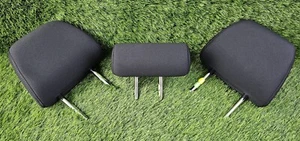 Nissan Rogue 2021-2023 HeadRest Fabric Charcoal Rear Back Seat Second Row 3pcs - Picture 1 of 14