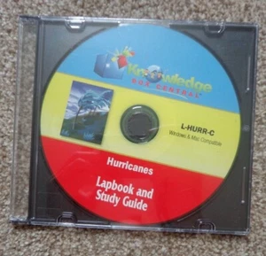 KNOWLEDGE BOX CENTRAL Hurricanes NEW Lapbook & Study Guide disc - Picture 1 of 2