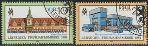 DDR 1984 SC# 2403 - 2404 - Leipzig Spring Fair 1984 - Used Lot # 209 - Picture 1 of 1