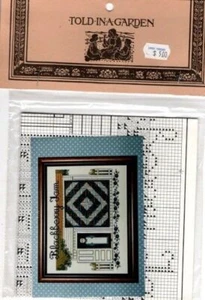 NEW TOLD IN A GARDEN CROSS STITCH AMISH BLACKBERRY JAM - Picture 1 of 1