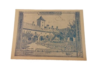 1921 20 Heller Austria Note Waldhausen JB - Picture 1 of 3