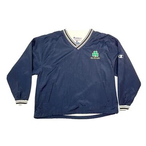Champion Men's V-Neck Insulated Jacket Windbreaker, Go Irish' Notre Dame XL - Picture 1 of 9