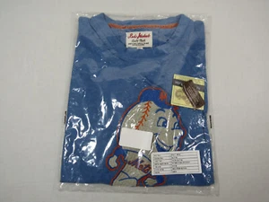 NEW YORK METS MR MET speziell angefertigte bestickte rote Jacke Shirt NEU mit Etikett Größe - Bild 1 von 11