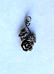 Anhänger plastische Rose Silber 925 (3142) - Bild 1 von 5
