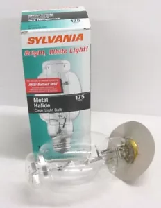 NEW! SYLVANIA METAL HALIDE CLEAR LIGHT BULB, 175 W, M175/U/RP, 64353 - Picture 1 of 5