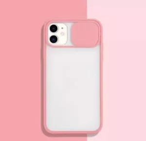 funda iphone 11 Pro Con Tapa Protectora Deslizante Cámara Trasera Color Rosa - Imagen 1 de 1