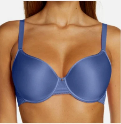 Sujetador Camiseta Chantelle 34G EE. UU. Ajuste Personalizado C Jolie Espuma con Memoria 13B6 Nuevo Sin Etiquetas Azul Foto 1 de 4