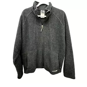 Spyder Herren Fleecejacke mit durchgehendem Reißverschluss Größe Large anthrazitgrau Taschen - Bild 1 von 8