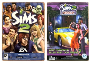 Póster promocional de Los Sims 2 RARO PC 50 cm x 70 cm paquete doble - Imagen 1 de 3
