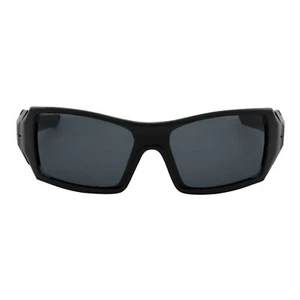 FUEL - Modern Sports Wraparound Single Lens Sunglasses Matte Black Smoke Tint - Picture 1 of 10