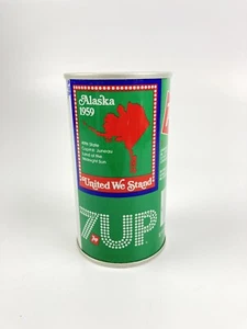 Vintage 7 Up Alaska 1976 United State Soda Promo Can. Top & Bottom Sealed - Picture 1 of 5