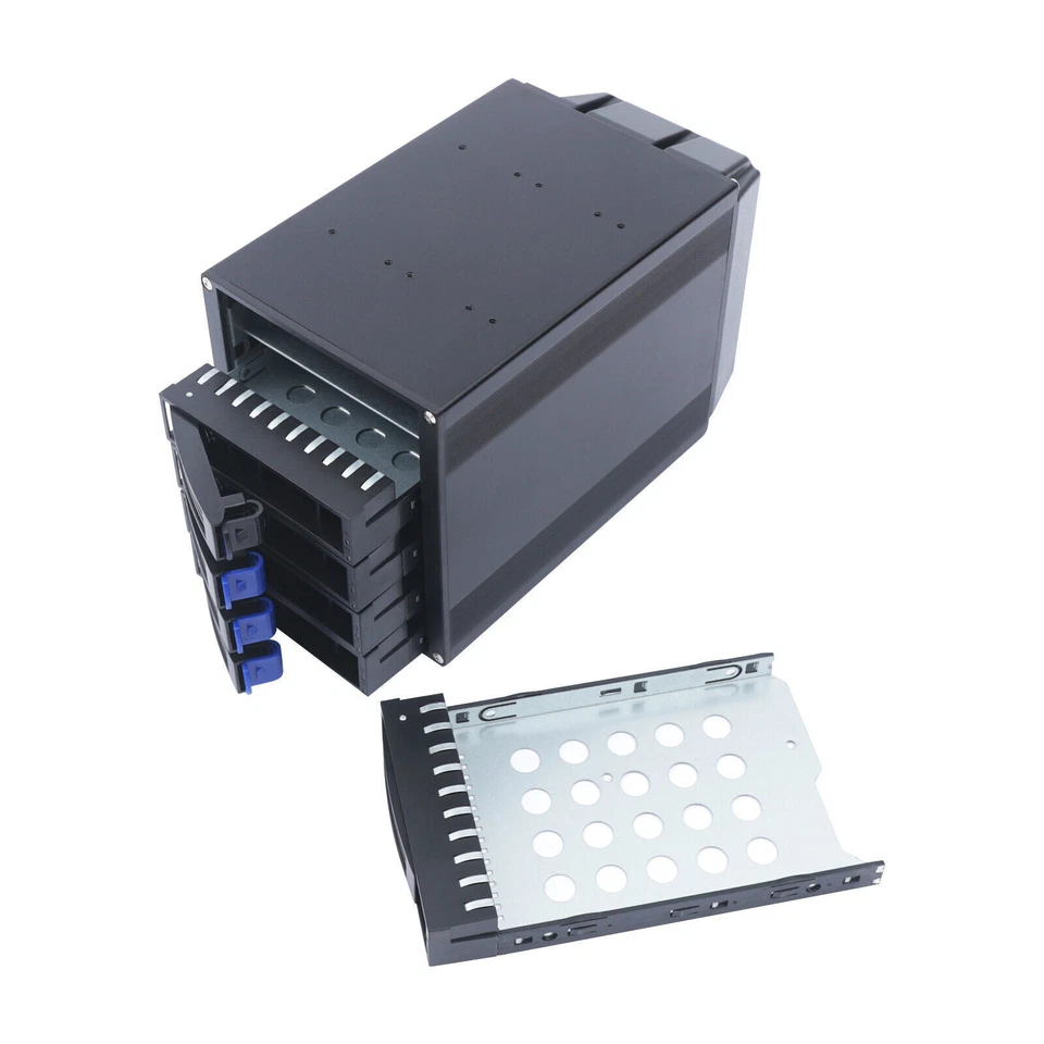 Hard Disk Enclosure Box Case For 3.5"/2.5" SATA SAS D Drive Bay up to 6 Gbps - Image 1 of 4