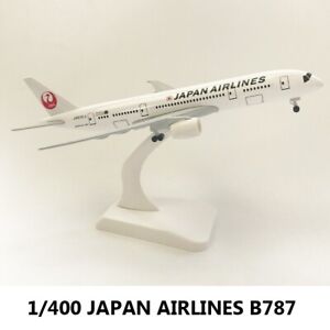 1/400 JAPAN AIRLINES B787 Plane Display 20cm Diecast Alloy Model Airplane Decor