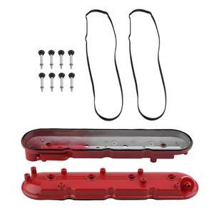 Aluminum Valve Cover Kit for Chevy Silverado GMC Sierra 4.8L 5.3L 5.7L 1999-2008 - Picture 1 of 12