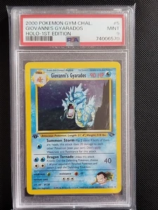 Giovanni's Gyarados 2000 Gym Challenge 5/132 First Edition Holo PSA 9 Mint - Bild 1 von 5