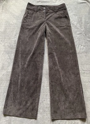Michael Kors Women’s Corduroy Wide Leg Pants Brown With Pockets Size 4 - Image 1 of 4