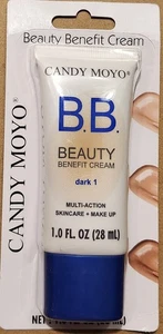 Dark 1 Beauty Benefit BB Cream by Candy Moyo 8 ct multi-action skincare + makeup - Picture 1 of 2