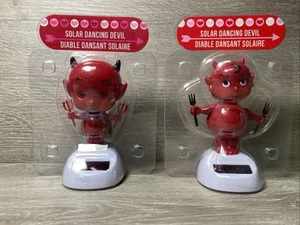 Solar Dancing Devil Baby Cupid Valentine Love Forks New In Package Lot Of 2 - Picture 1 of 6