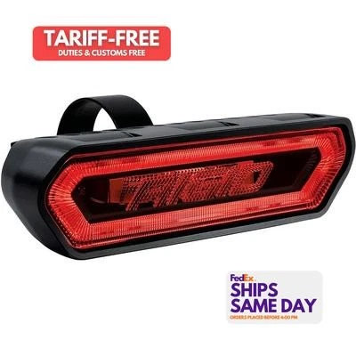Rigid Industries 90133, One Black Aluminum Led Light Chase Series Tailight Red  - Image 1 of 4