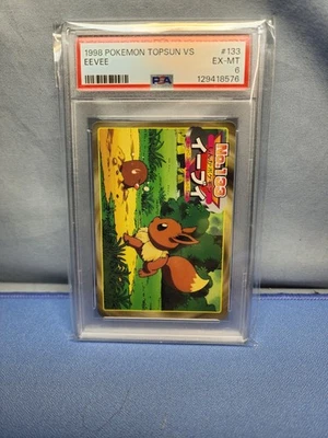 1997-98 Pokemon Topsun Vs #133 Eevee PSA 6 Rare - Image 1 of 3