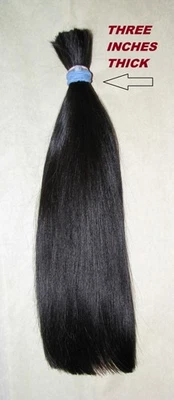 MUÑECA RENACIDA COLA DE CABALLO MARRÓN CHOCOLATE OSCURO CORTE DE PELO HUMANO 13,5 PULGADAS 3,0 OZ H67 Foto 1 de 4