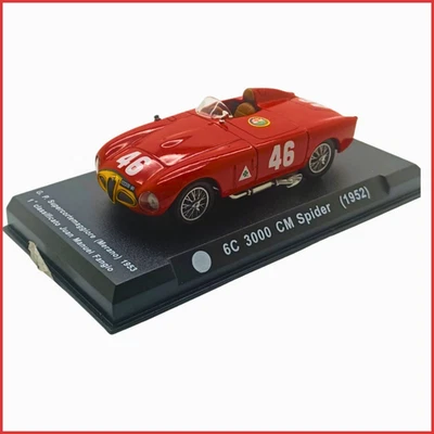 Modellino Edicola scala 1/43 Alfa Romeo 6C 3000  Spider CM 1952 Rosso statico - Immagine 1 di 4
