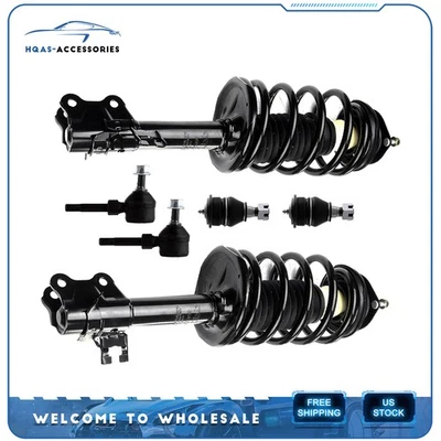 For NISSAN SENTRA 2002-2006 1.8L Front Struts Sway Bar Link Lower Ball Joint Set - Image 1 of 4