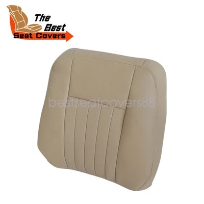 Fits 2003 2004 2005 2006 Lincoln Navigator Passenger Top Leather Seat Cover Tan - Image 1 of 4