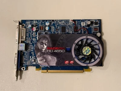 Sapphire ATI Radeon HD4650 512M DDR2 VGA/DVI/SVIDEO Graphics Card GPU - Image 1 of 2