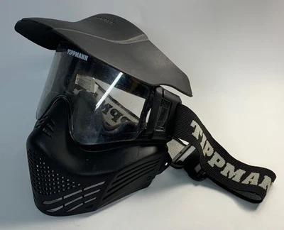 TIPPMANN 彩弹头盔全脸面罩护目镜带黑色遮阳板 — 第 1/4 张图片