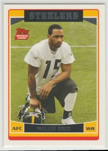 2006 Topps Willie Reid Rookie Pittsburgh Steelers #319 - Bild 1 von 2