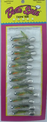 Tarjeta brillante Betts 021GR-39N 1" 1/32 OZ Betts Spin Chr cangrejo de río de 12 Foto 1 de 2