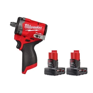 M12 Fuel 12V Lithium-Ion Brushless Cordless Stubby 1/2 In. Impact Wrench With 3. - Picture 1 of 1