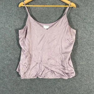 Witchery Top Womens 12 Purple Blouse Silk Cami Camisole Career Office Formal Z20 - Picture 1 of 10