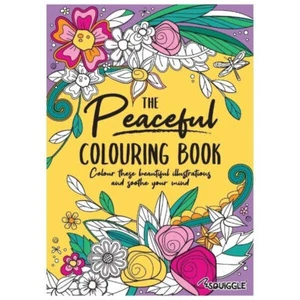 A4 Peaceful Avancée Coloriage Livre - Relaxant Stress Soulagment Thérapie - Picture 1 of 3